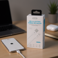 Cable Protector de Repuesto SUNING USB a B, 3.0A, 100cm, Carga Rápida, Material TPE/TPR
