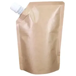 250/500ML özelleştirilmiş su çay kahve içecek çantası taşınabilir sıvı içecekler çanta standı suyu içecek emzik kese emzik