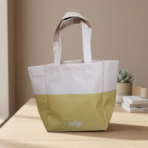 Bolsas de Compras Reutilizables RPET con Logotipo Personalizado, Patrón de Letras, Asa para Hombro, Cierre, Tamaño Pequeño (20-30cm), Vietnam KD210327 - Product Image 3