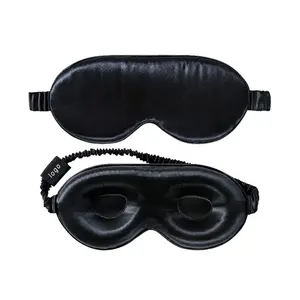 Customized Logo 100% Mulberry Silk 3d Eye Mask Luxury Eyelash Protection Eyelashes Home Travel Gift Box