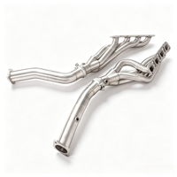 Cabeceras de acero inoxidable 304 para Dodge Ram TRX 6.2L, soldadura profesional tipo escama de pez, alto flujo y rendimiento, montaje directo, en stock listo para envío.