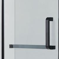 Cabine de douche en verre en acier inoxydable 304, portes de douche en verre, enceinte
