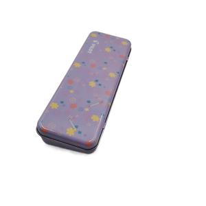 Promotional Stylish Kids Metal Rectangular Design Pencil Tin Box
