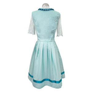 Vestido de cerveza estilo Munich, manga larga/corta, estampado, con cordones, para mujer, para actuaciones en escenario, tallas grandes S-5XL - Product Image 5
