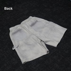 Pantalones Cortos Cargo Grises Personalizados para Hombre, Estilo Casual, Color Sólido, Tela de Algodón Transpirable, Lavado Ácido, Logotipo Frontal - Product Image 3