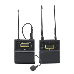UWP-D21摄像机无线麦克风，带2个发射器1个接收器，用于DSLR摄像机和Iphone/Android智能手机
