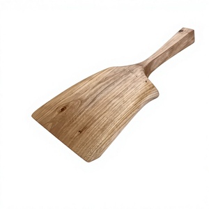 Spatule de service en bois naturel faite à la main, nouveau style chinois, écologique, légère, ustensile de cuisine - Product Image 1