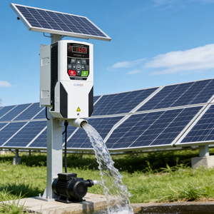 Pompe solaire hybride VFD prenant en charge l'alimentation solaire et électrique du réseau, monophasée/triphasée 220V/380V, DC vers AC 0,4-560 kW - Product Image 1