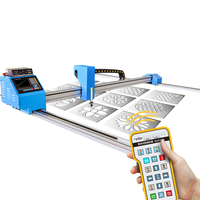 Machine de découpe de tôles métalliques à haute précision 1300*2500 avec moteur pas à pas CNC à double usage plasma et flamme, contrôle automatique