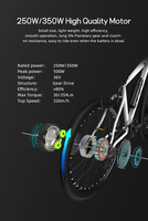 Kit de conversion de vélo électrique longue portée avec batterie Tiger Shark 15AH, moteur de moyeu avant, contrôle sans fil par application pour le cyclisme quotidien