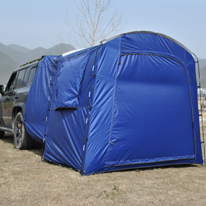 Tente de hayon de voiture, tente de camping <span class=keywords><strong>pour</strong></span> 2 personnes <span class=keywords><strong>pour</strong></span> SUV, <span class=keywords><strong>auvent</strong></span> de voiture imperméable en Oxford 210D avec moustiquaires <span class=keywords><strong>pour</strong></span> les voyages en plein air, le camping - Product Image 4