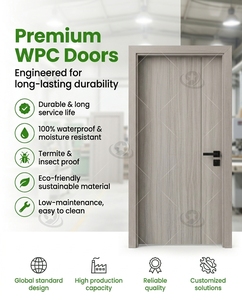 Porta Interna WPC Jiuyixing a Montaggio Rapido, Telaio per Assemblaggio Veloce, Hardware Opzionale, Guida, <span class=keywords><strong>Disegno</strong></span>, Video, Supporto, Vendita all'Ingrosso - Product Image 2