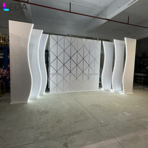 LEDA Panel <b>Stand</b> Led Photo Wall <b>Wedding</b> <b>Backdrop</b> PVC Acrylic <b>Backdrop</b> for Various Activities - Product Image 6