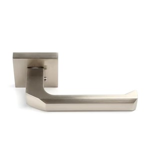<span class=keywords><strong>Maniglia</strong></span> per Serratura a Leva in Lega di Zinco Argento, Design Moderno, per Porte Interne in Legno, Set di Accessori Hardware, Vendita Diretta dalla Fabbrica - Product Image 4