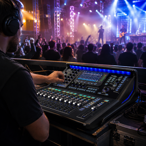 TQ22 Digitales Audio-Mischpult für <span class=keywords><strong>DJ</strong></span>-Shows und Aufführungen, 22 Kanäle Eingang, 18 Kanäle Ausgang, Fernsteuerung per Telefon, iPad, iOS, <span class=keywords><strong>Android</strong></span> - Product Image 6