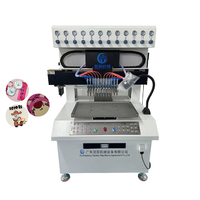 Machine d'injection de caoutchouc automatique haute précision FactorySoft avec moteur pour 6/12/18/24 couleurs, distribution de liquide PVC, patchs logo, cadeaux