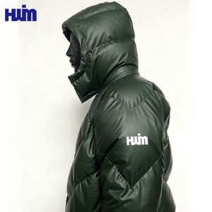 पुरुषों के सर्दियों के विंडप्रूफ गर्म थर्मोक्रोमैटिक मोटी पंजा गर्मी प्रतिक्रियाशील तापमान संवेदन रंग थर्मोसोम प्यूफर जैकेट - Product Image 3