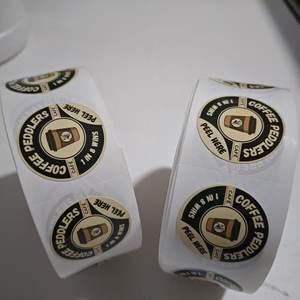 Adesivi in Vinile Ecologici Impermeabili a Doppio Strato per Lotteria, Etichette Promozionali a Due Strati con Effetto 'Peel-and-reveal', Carine - Product Image 4