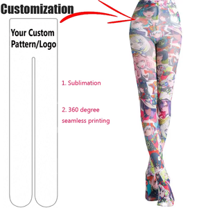 Giappone animazione stellata velluto ragazze stampa Leggings calze <span class=keywords><strong>collant</strong></span> stampato tatuaggio <span class=keywords><strong>collant</strong></span> per le donne - Product Image 1