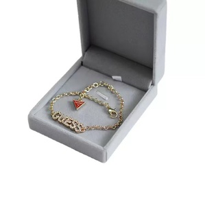 Joyería de Diseñador Famoso para <span class=keywords><strong>Mujer</strong></span>, Chapado en Oro de 18K, Letra con Diamantes para Pulsera de Cadena <span class=keywords><strong>Guess</strong></span>, Material de Acero Inoxidable de Moda - Product Image 5