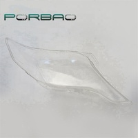 PORBAO pour PRADO 2003-2008, système d'éclairage automobile, couvercle en verre transparent pour phare, couvercles de phares en plastique