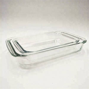 Plats à <span class=keywords><strong>four</strong></span> en verre borosilicate résistant <span class=keywords><strong>au</strong></span> <span class=keywords><strong>four</strong></span> / assiette en verre / <span class=keywords><strong>plaque</strong></span> à pâtisserie en verre - Product Image 6