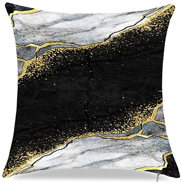 Federa per cuscino personalizzata estiva di lusso con Design stampato astratto in cotone di lino