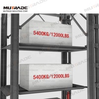 Le stockage hydraulique de voiture d'empileur triple de 4 poteaux soulève le système vertical d'ascenseur de stationnement de voiture de trois niveaux