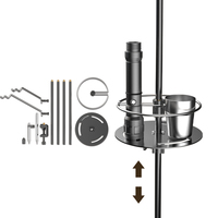 Support de camping pliant polyvalent en alliage d'aluminium pour l'extérieur