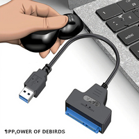 Bulk più economico 2.5 SATA III HDD Hard Disk Driver SATA a USB 3.0 cavo 0,5 piedi convertitore da USB 3.0 a SATA