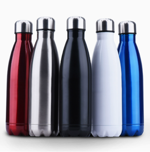 Custom 500ml <b>Small</b> Mouth Sports Water <b>Bottle</b> Double Wall Vacuum Insulated Stainless Steel Flask with Logo - Product Image 4
