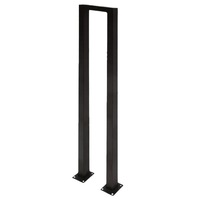 Barrière de jardin moderne et minimaliste avec couvercle pour escaliers et porche