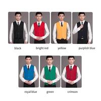 Veste de travail personnalisée avec logo pour hôtel, restaurant, cybercafé, caissier, réception, serveur, billard, uniforme de travail