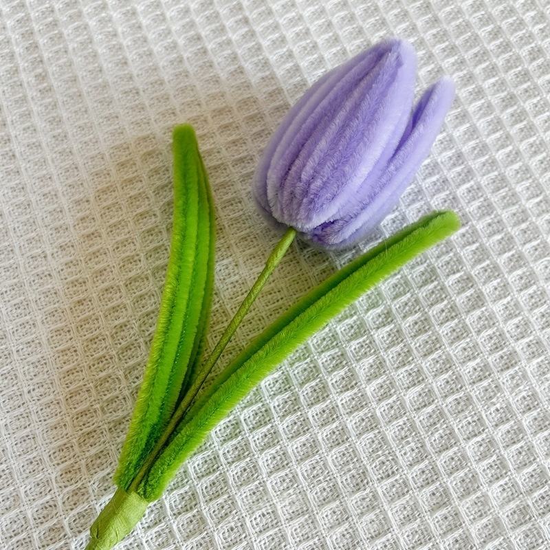 #ทิวลิปสีม่วง 3 ดอก