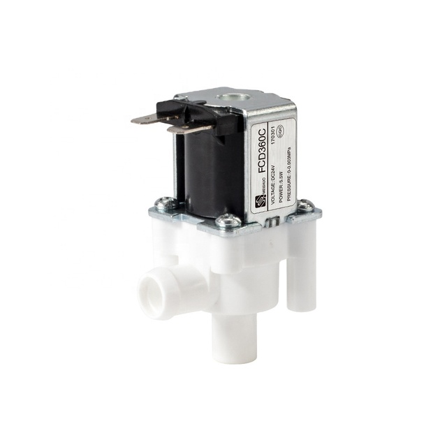 Meishuo FCD360C Zero Pressure Plastic Water Valves Control 12v Miniature Solenoid Valve Electro Valvula