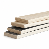 Lattes de lit en bois de remplacement pour cadre de lit, support de matelas, support central, espacement de 3 pouces, tailles Queen et King