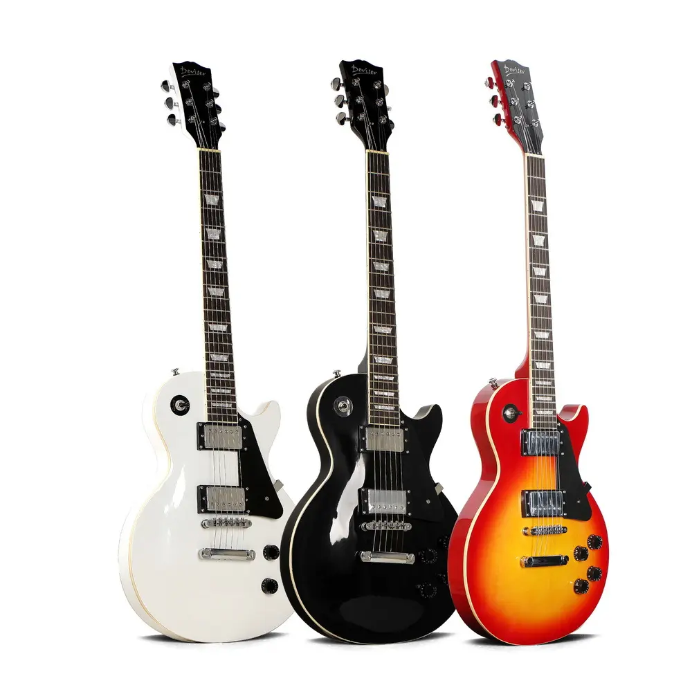 도매 빈 바디 일렉트릭 기타 저렴한 사용자 정의 기타 목 21 Fret 6 문자열 베이스 기타 전기 판매