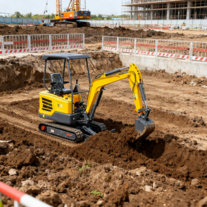 Logre Nuevos Niveles de Eficiencia en la Colocación de Tuberías e Instalación de Cercas con Nuestra Máquina Miniexcavadora Ágil - Product Image 1