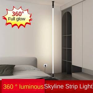 Lámpara Skyline, Iluminación Lineal LED Colgante de Aleación de Aluminio Cortable y Giratoria de 360°, Decoración para Dormitorio y Sala de Estar, IP65, Regulable - Product Image 2