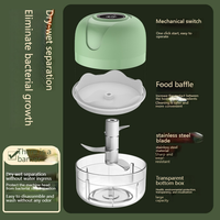 Mini hachoir électrique pour légumes, hachoir à ail, broyeur, gadget de cuisine rechargeable par USB, moulin à gingembre, hachoir à viande, robot culinaire