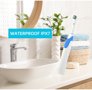 IPX7 spazzolino elettrico impermeabile, spazzolino elettrico rotante ricaricabile con Multi-funzionale compatibile con orale <span class=keywords><strong>B</strong></span> - Product Image 3