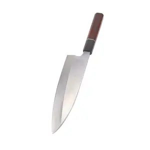 Sashimi couteau de Chef sashimi couteau à tête de poisson cru 8 pouces 5CR15MOV en acier inoxydable