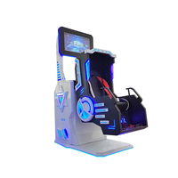 Simulador de Realidad Virtual Dinámico Golden Hand 9D VR, Máquina de Juegos con Rotación de 360 Grados, Silla de Plástico y Metal para Interiores/Exteriores 20