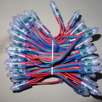 Lumières LED à pixels adressables RGB étanches pour extérieur 5V 12V 12mm pour enseignes lumineuses et décorations de Noël