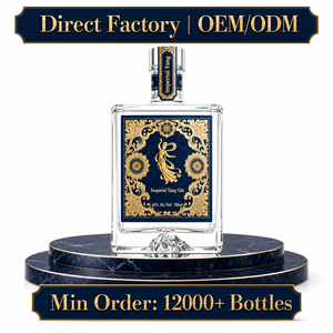 Bouteille de <span class=keywords><strong>gin</strong></span> avec logo personnalisé, 40% d'alcool, fournisseur de spiritueux pour les marques de <span class=keywords><strong>gin</strong></span> en marque blanche, service ODM - Product Image 1