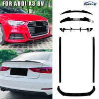 Kit carrosserie AMP-Z pour Audi A3 8V : Lame de pare-chocs avant, jupes latérales, aileron arrière, diffuseur arrière en ABS