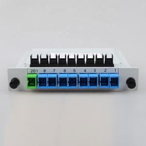 1x8 Way LGX SM <span class=keywords><strong>Passive</strong></span> <span class=keywords><strong>Optical</strong></span> PLC <span class=keywords><strong>Splitter</strong></span> SC PC Cassette Card for FTTH Plug-in Fiber <span class=keywords><strong>Splitter</strong></span> - Product Image 3