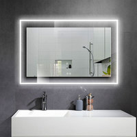 Interruptor de luces LED con Sensor táctil, regulador de intensidad para espejo de baño