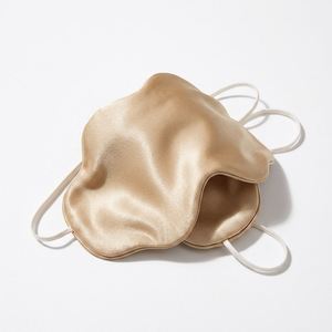 16 Momme Mulberry Silk Eye Mask. Thin Summer Design, Featuring Cool Touch, air Permeability and <b>Light</b> Blocking for Sound <b>Sleep</b>. - Product Image 2