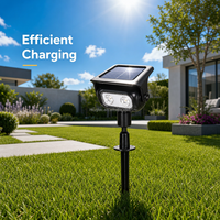 Lampe solaire RGB d'extérieur pour jardin, lampe LED imperméable pour pelouse, éclairage décoratif changeant de couleur pour patio, terrasse, allée